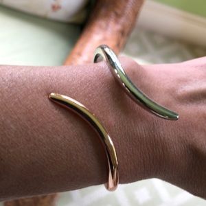 Silver and copper bracelet